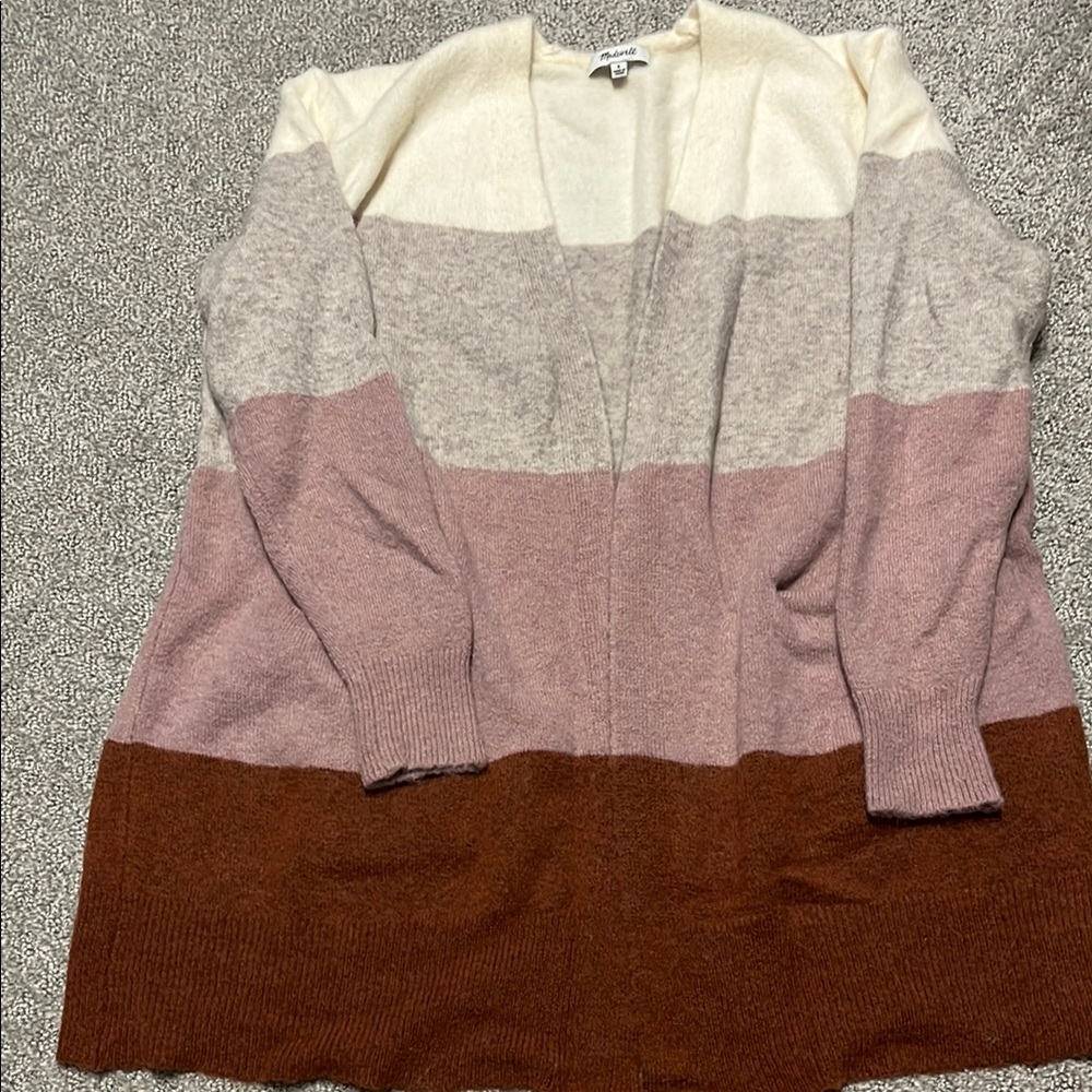 Madewell Multicolor Striped Cardigan